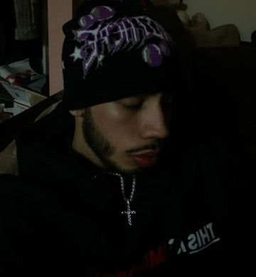 WRNH PURPLE STAR BEANIE