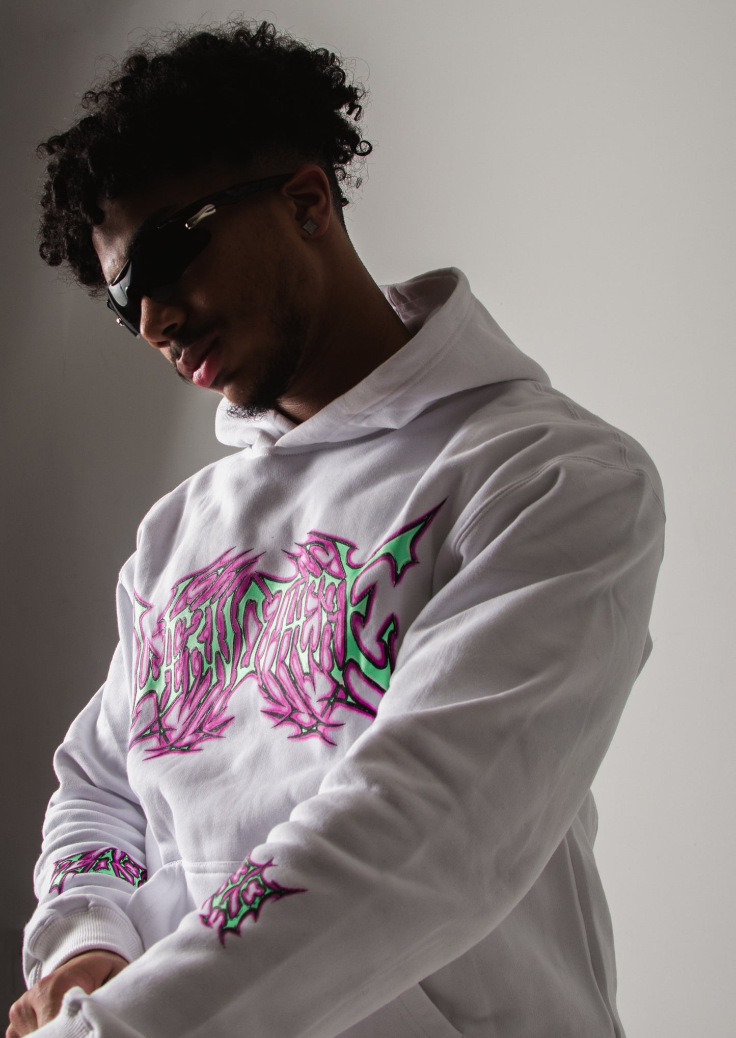 WRNH 2099 White Hoodie