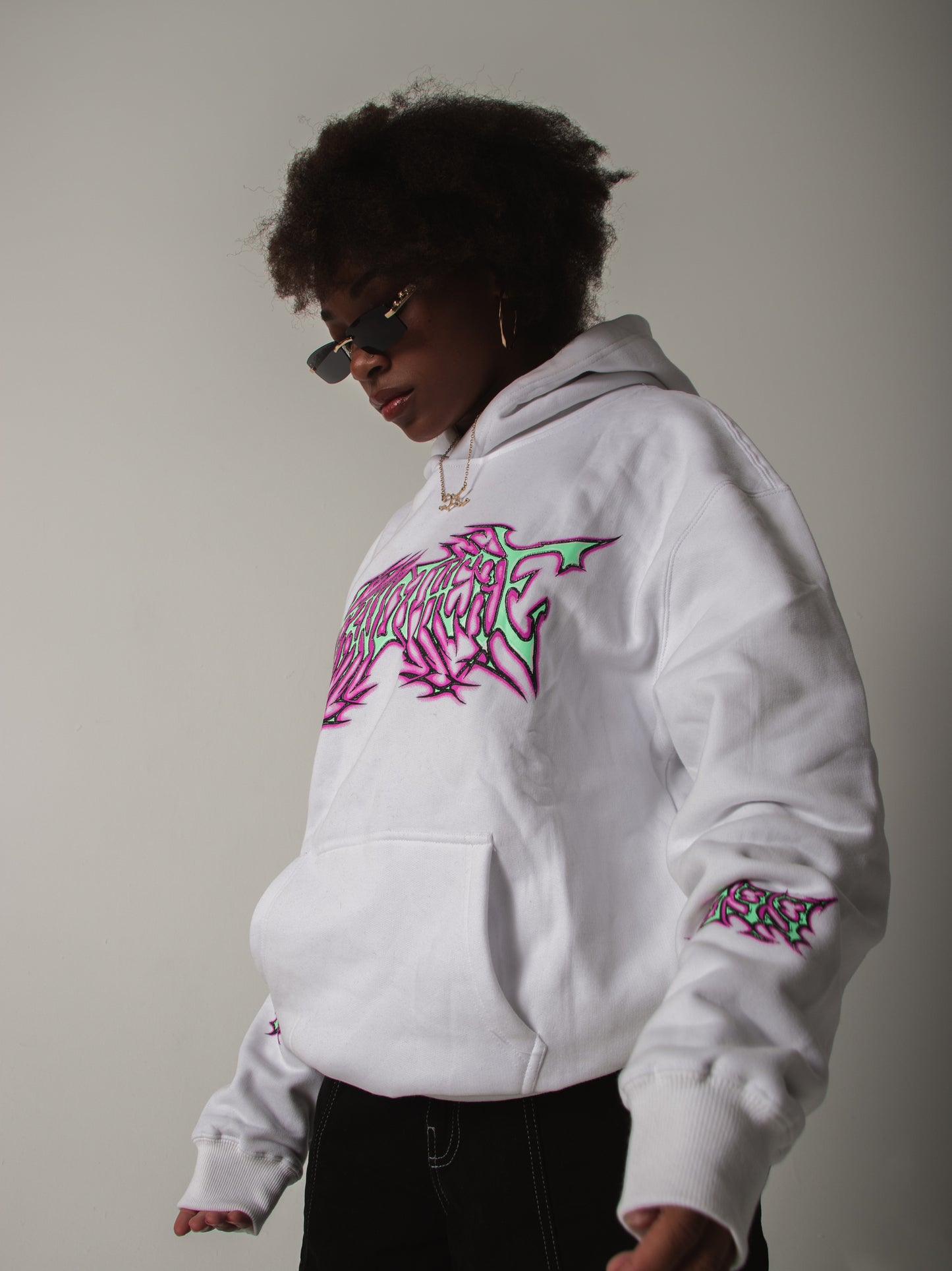 WRNH 2099 White Hoodie
