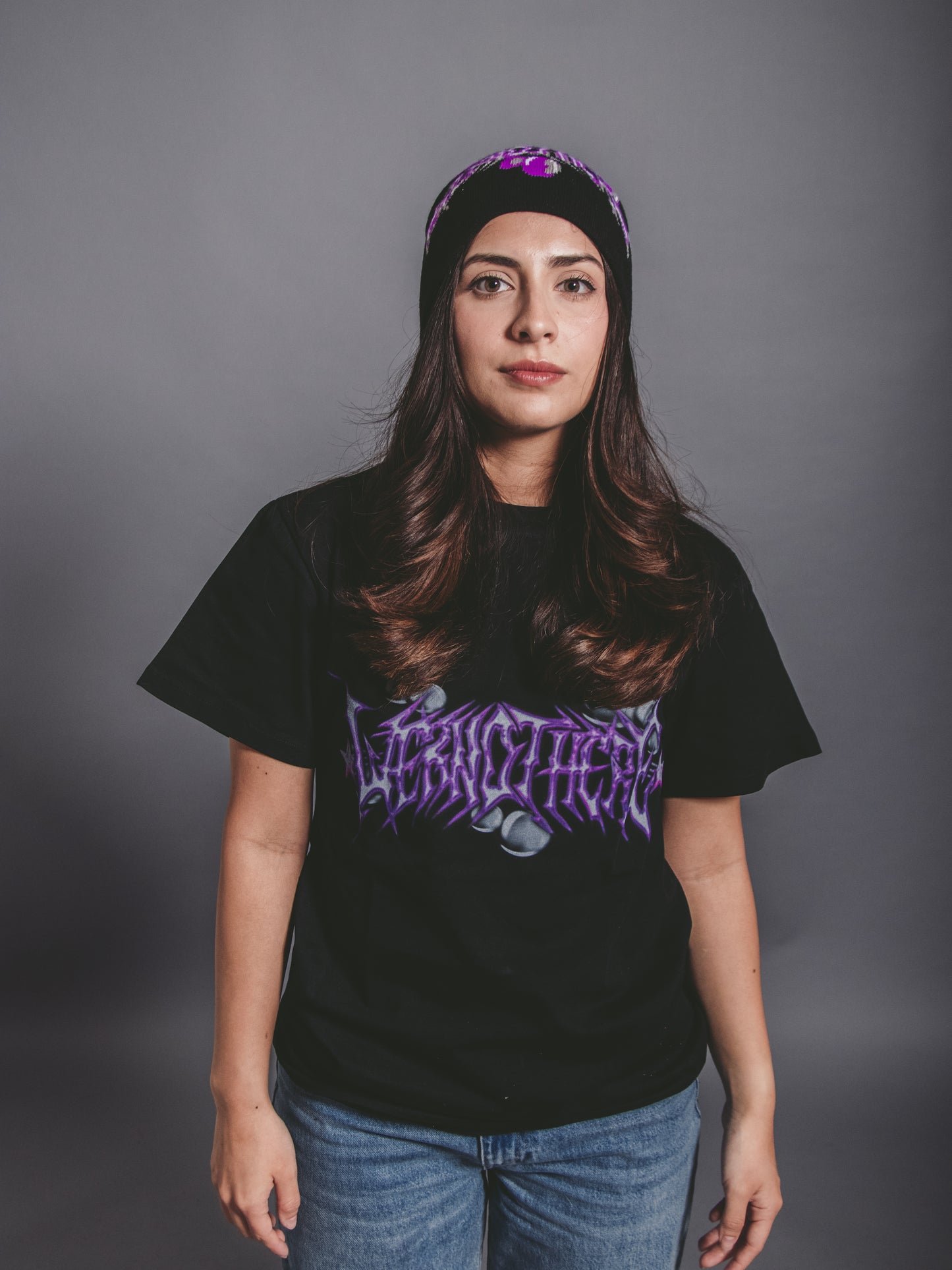 WRNH PURPLE STAR BEANIE