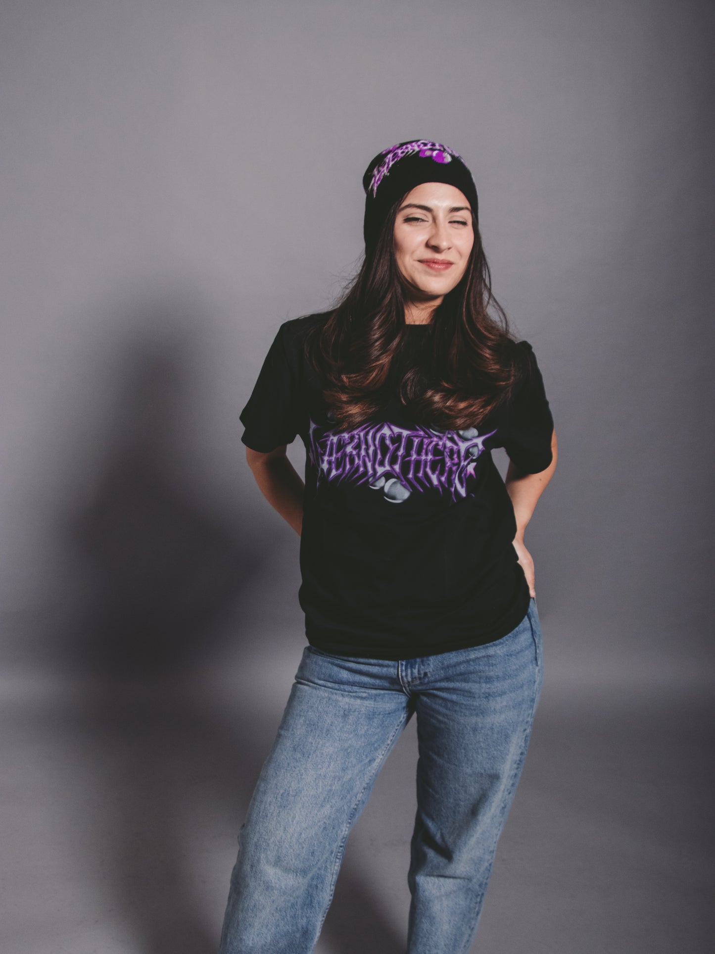 WRNH PURPLE STAR BEANIE